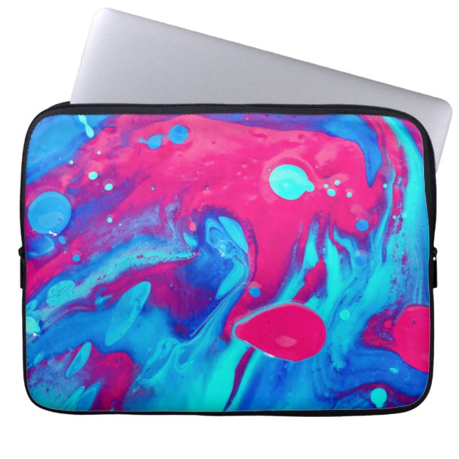 Inside of a lava lamp laptop sleeve (Front)