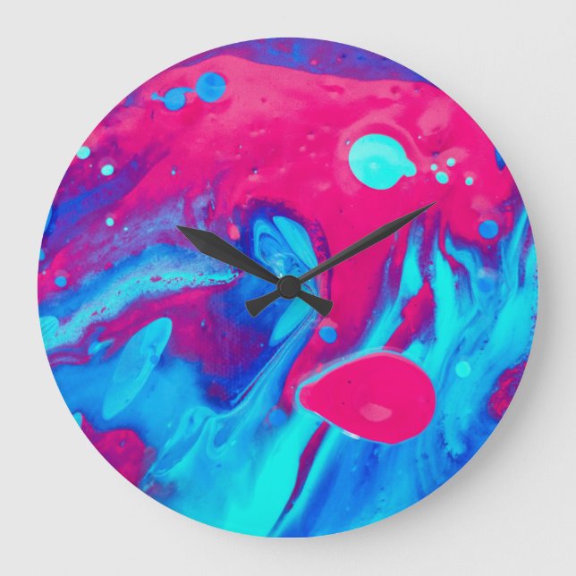 Inside of a lava lamp large clock (Front)