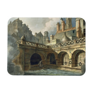 Inside of Queen's Bath, from 'Bath Illustrated by Magnet