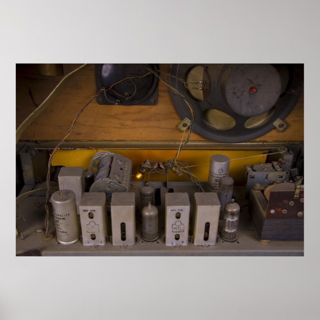 inside old radio poster (Front)