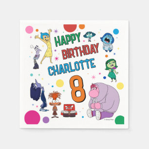 Inside Out 2 Birthday Napkin