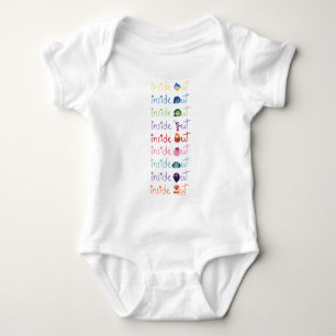 Inside Out 2 Character Lineup Graphic Baby Bodysuit