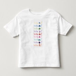 Inside Out 2 Character Lineup Graphic Toddler T-shirt