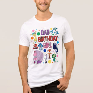 Inside Out 2 Dad of the Birthday Girl Tri-Blend Shirt