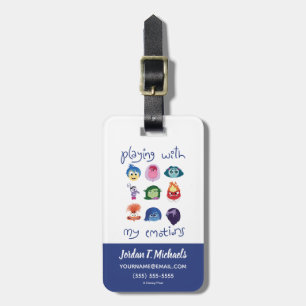 Inside Out 2 Playing With My Emotions Graphic Luggage Tag