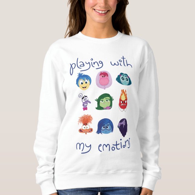 Inside Out 2 Playing With My Emotions Graphic Sweatshirt (Front)