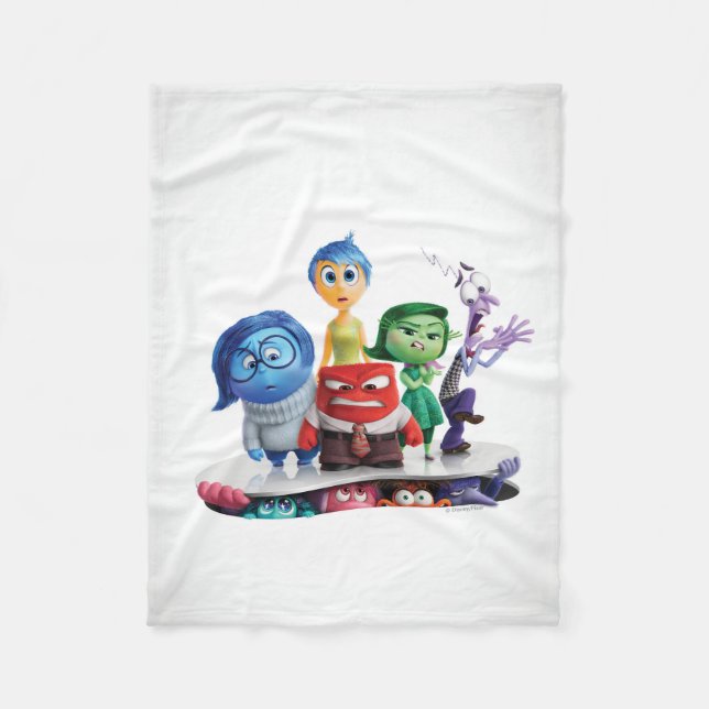 Inside Out 2 Theatrical Art Fleece Blanket (Front)