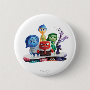 Inside Out 2 Theatrical Art Inch Round Button