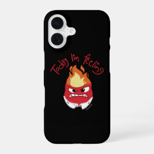 Inside Out 2 Today I’m Feeling Anger Graphic iPhone 16 Case
