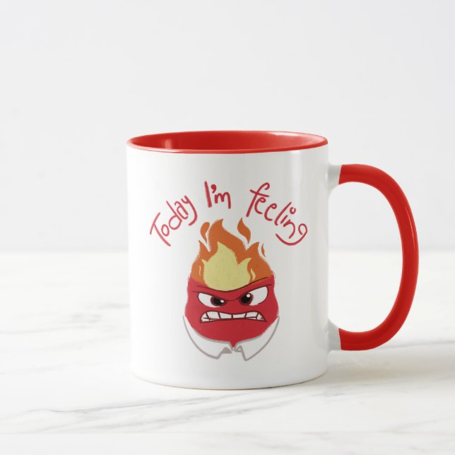 Inside Out 2 Today I’m Feeling Anger Graphic Mug (Right)