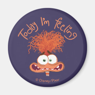 Inside Out 2 Today I’m Feeling Anxiety Graphic Magnet