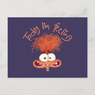 Inside Out 2 Today I’m Feeling Anxiety  Graphic Postcard