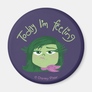 Inside Out 2 Today I’m Feeling Disgust Graphic Magnet