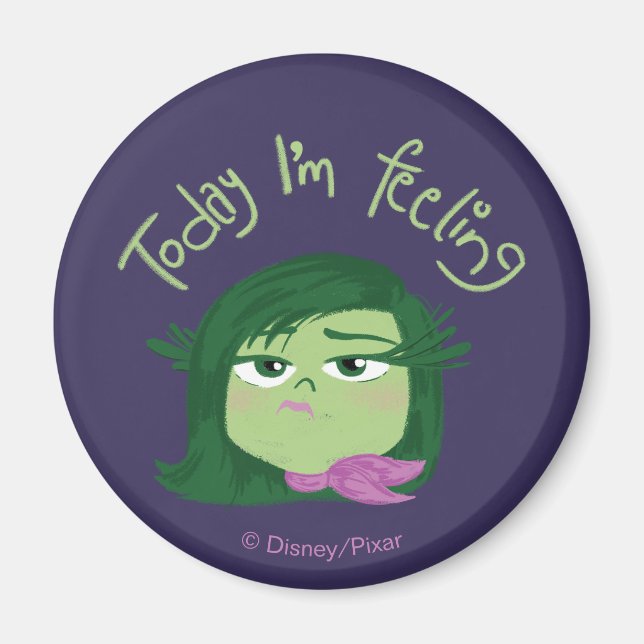 Inside Out 2 Today I’m Feeling Disgust Graphic Magnet (Front)