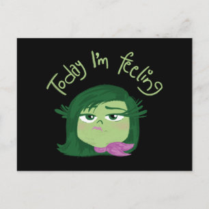 Inside Out 2 Today I’m Feeling Disgust Graphic Postcard