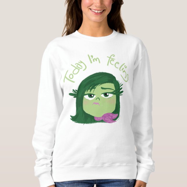 Inside Out 2 Today I’m Feeling Disgust Graphic Sweatshirt (Front)
