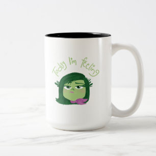 Inside Out 2 Today I’m Feeling Disgust Graphic Two-Tone Coffee Mug