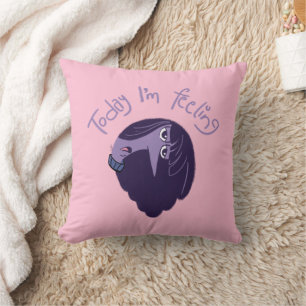 Inside Out 2 Today I’m Feeling Ennui Graphic Throw Pillow