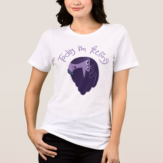 Inside Out 2 Today I’m Feeling Ennui Graphic Tri-Blend Shirt (Front)