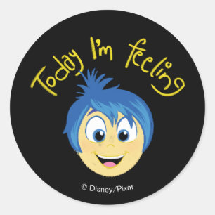 Inside Out 2 Today I’m Feeling Joy Graphic Classic Round Sticker