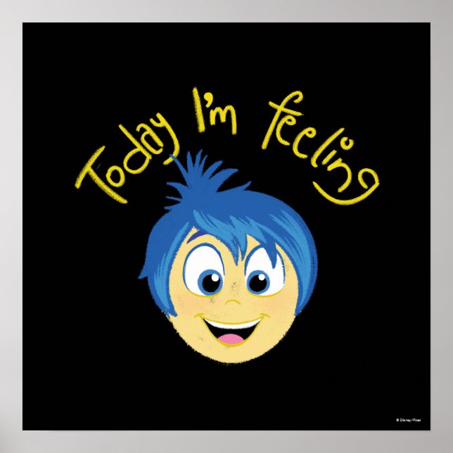 Inside Out 2 Today I’m Feeling Joy Graphic Poster (Front)