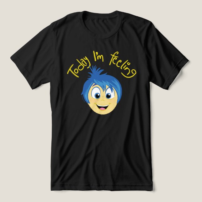 Inside Out 2 Today I’m Feeling Joy Graphic Tri-Blend Shirt (Design Front)