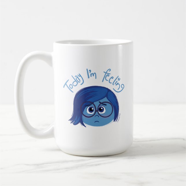 Inside Out 2 Today I’m Feeling Sadness Graphic Coffee Mug (Left)