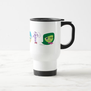 Inside Out Character Icons Travel Mug