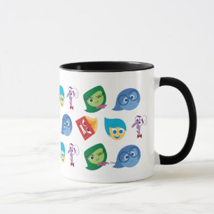 Inside Out Character Pattern Mug