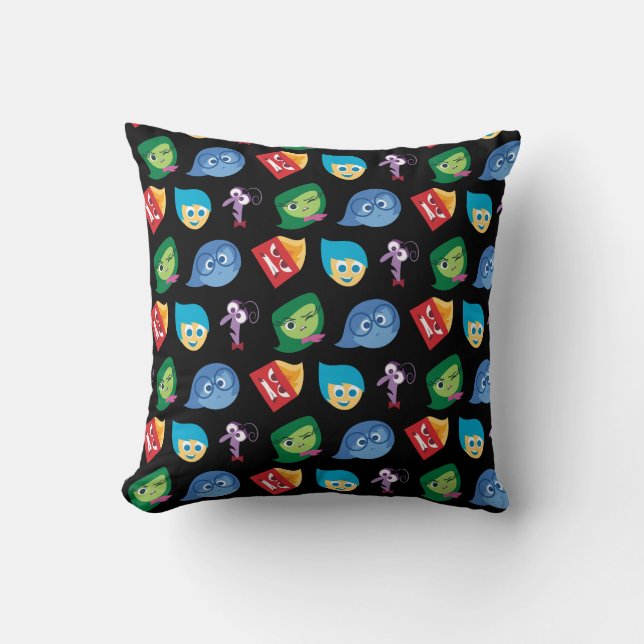 Inside Out | Character Pattern Throw Pillow (Front)