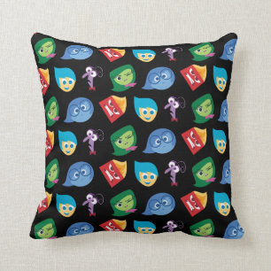 Inside Out   Character Pattern Throw Pillow