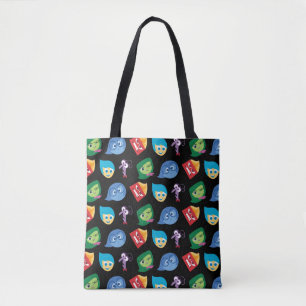 Inside Out   Character Pattern Tote Bag
