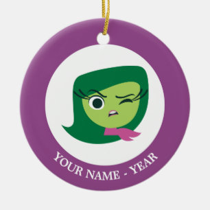 Inside out Disgust Face With Hand Out Ceramic Ornament