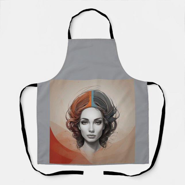 inside out vivid girl apron (Front)