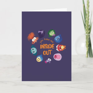 Inside Out You Know Me Inside Out Character Circle Card