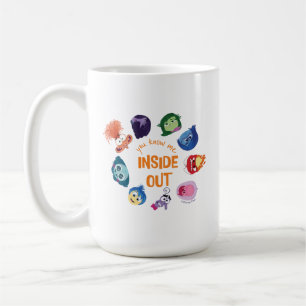 Inside Out You Know Me Inside Out Character Circle Coffee Mug