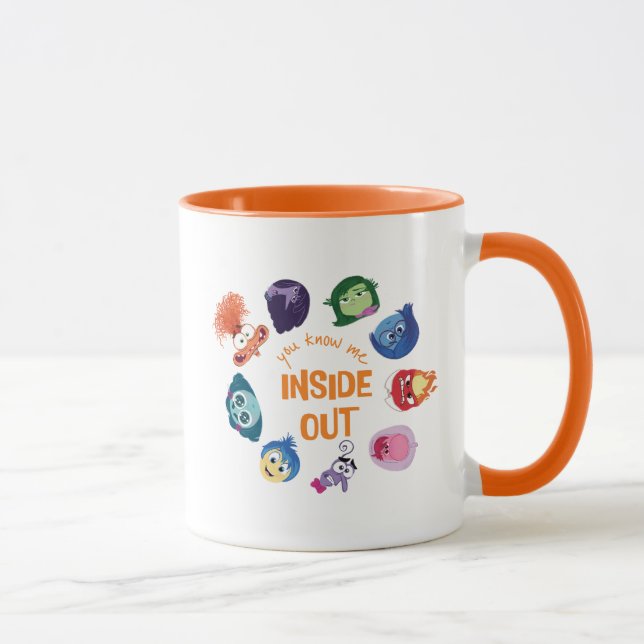 Inside Out You Know Me Inside Out Character Circle Mug (Right)