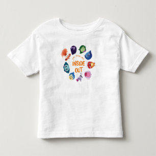 Inside Out You Know Me Inside Out Character Circle Toddler T-shirt