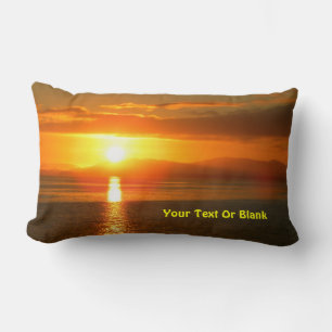 Inside Passage Sunset Lumbar Pillow