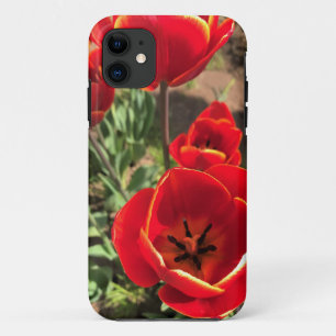 Inside Red Tulips iPhone 11 Case