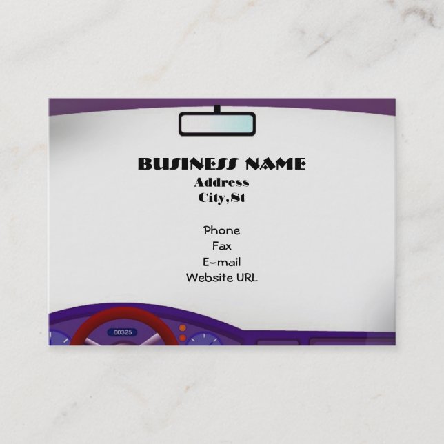 Inside The Car Business Card (Front)