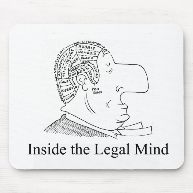 Inside the Legal Mind mousepad (Front)