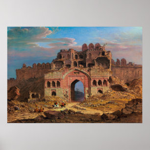 Inside the Main Entrance of the Purana Qila, Delhi Poster