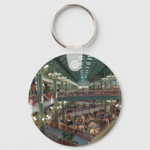 Inside The Mall Of America Minisota Store Crowd Keychain