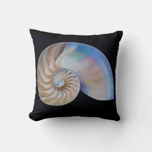 Inside The Nautilus Throw Pillow
