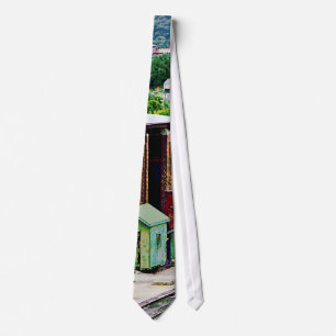 Inside the Train Yard Tie