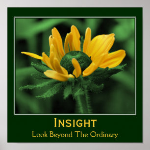 Insight Flower Inspirational Motivational Poster