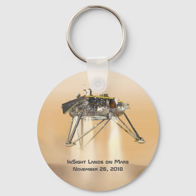 InSight Landing on Mars Keychain (Front)