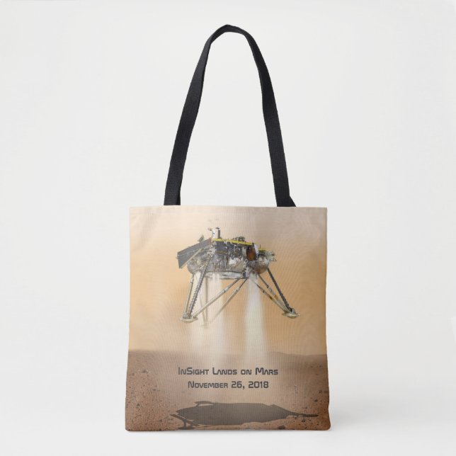 InSight Landing on Mars Tote Bag (Front)