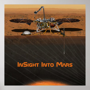 InSight Mars Lander Mission Poster